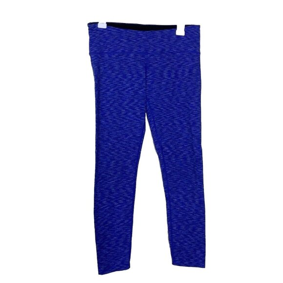 Tuff Athletics Cropped Legging Womens Purple Gym Training Yoga Comfort Medium M - Picture 1 of 14